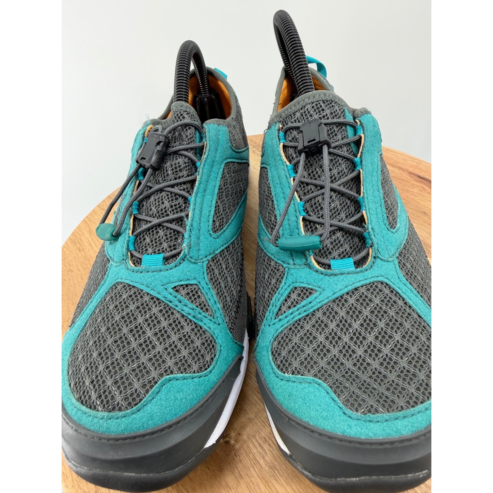 OLUKAI Eleu Trainer Water Shoes Womens US 10 EUR 40 Teal Grey Lace Up