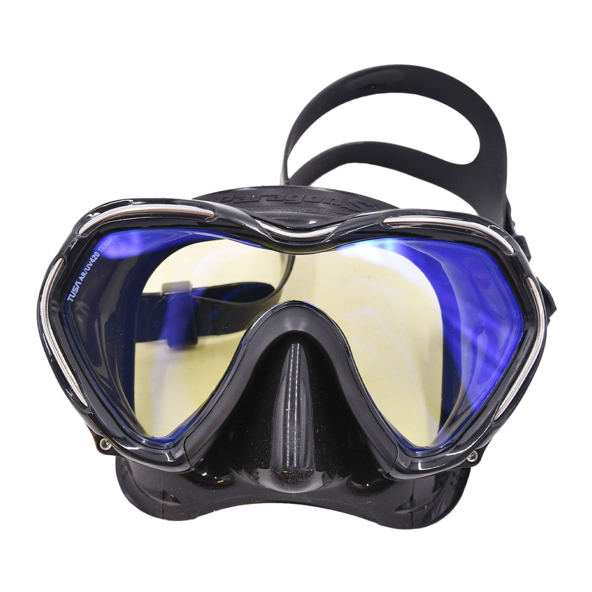 TUSA Paragon S Black Diving Mask (M-1007SQB-BKA)