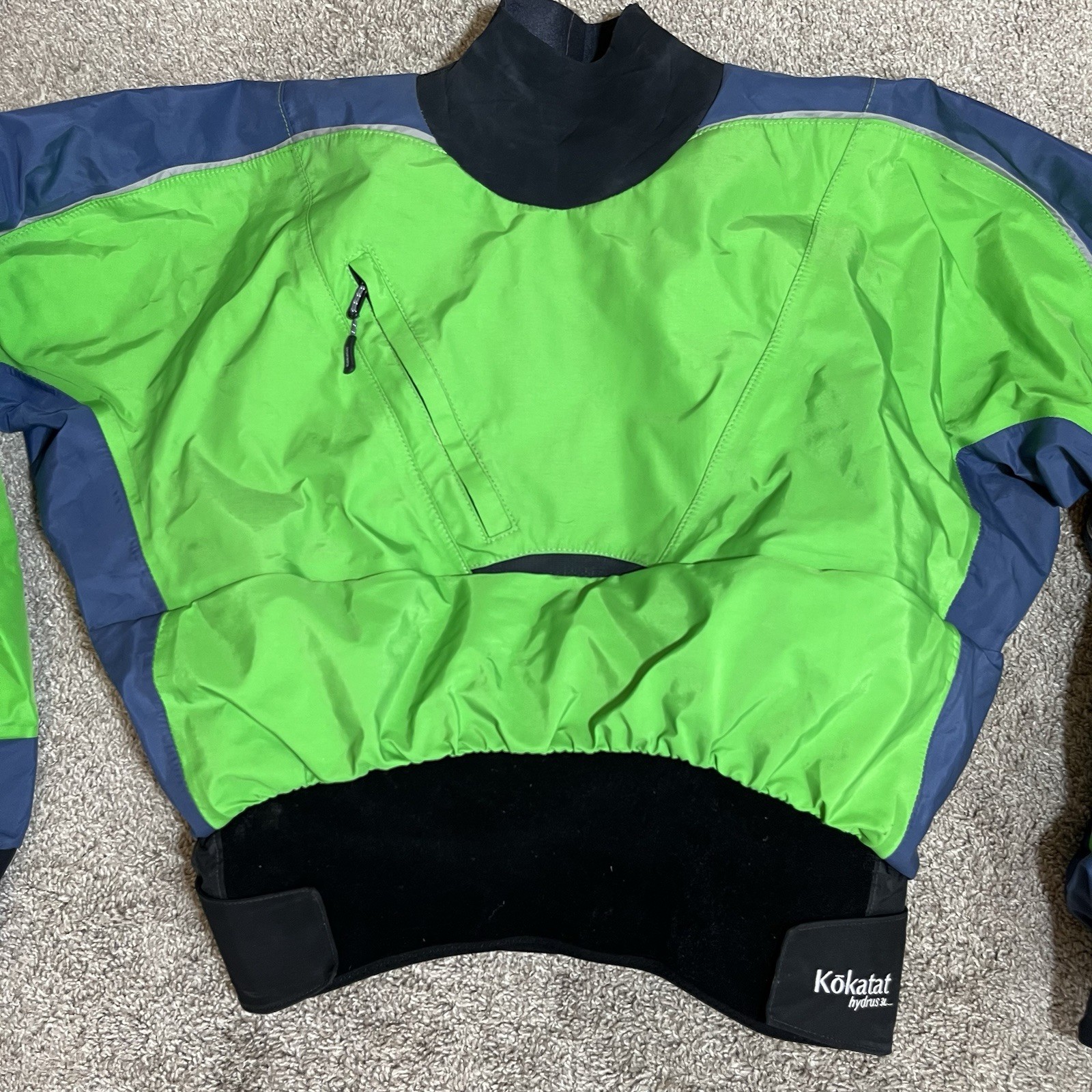 Kokatat Hydrus 3L Stoke Dry Top Men’s Size XL Green & Grey Rafting Paddling USA
