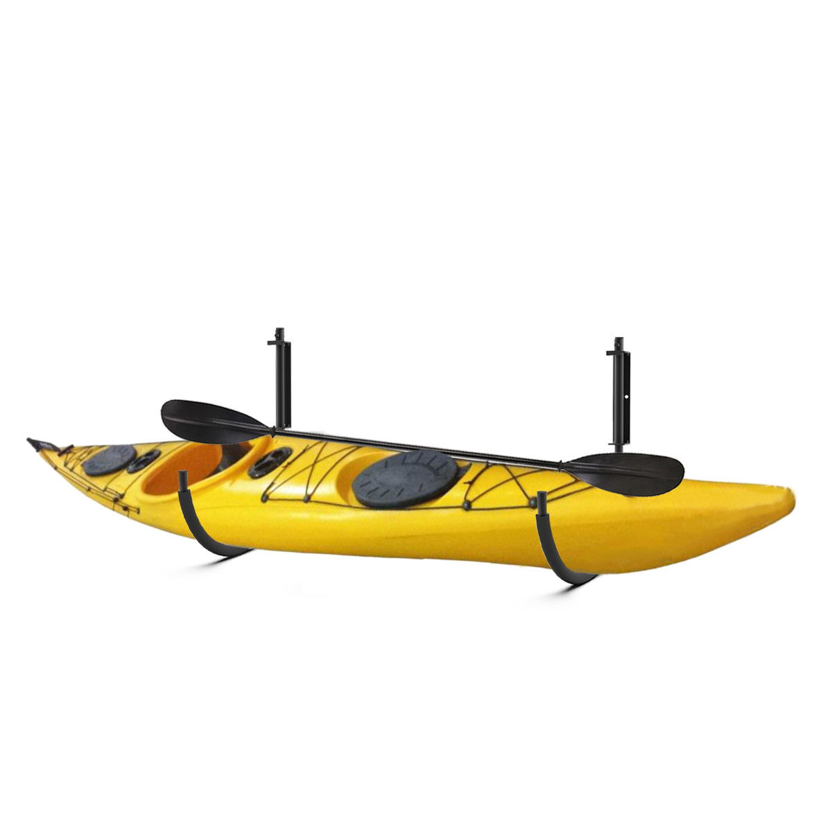 2 Pcs Kayak Storage Wall Mount Hanger Rack for Canoe Paddle Kayak Hanging Hooks