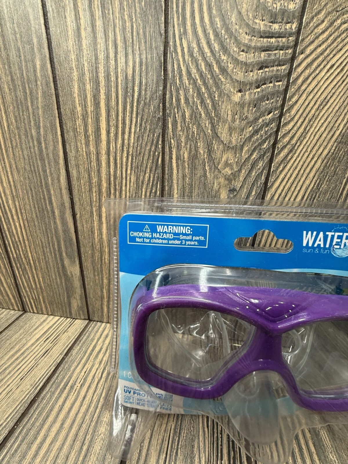 Water Sun & Fun Youth Swim Mask With Polycarbonate Lens & UV Protection