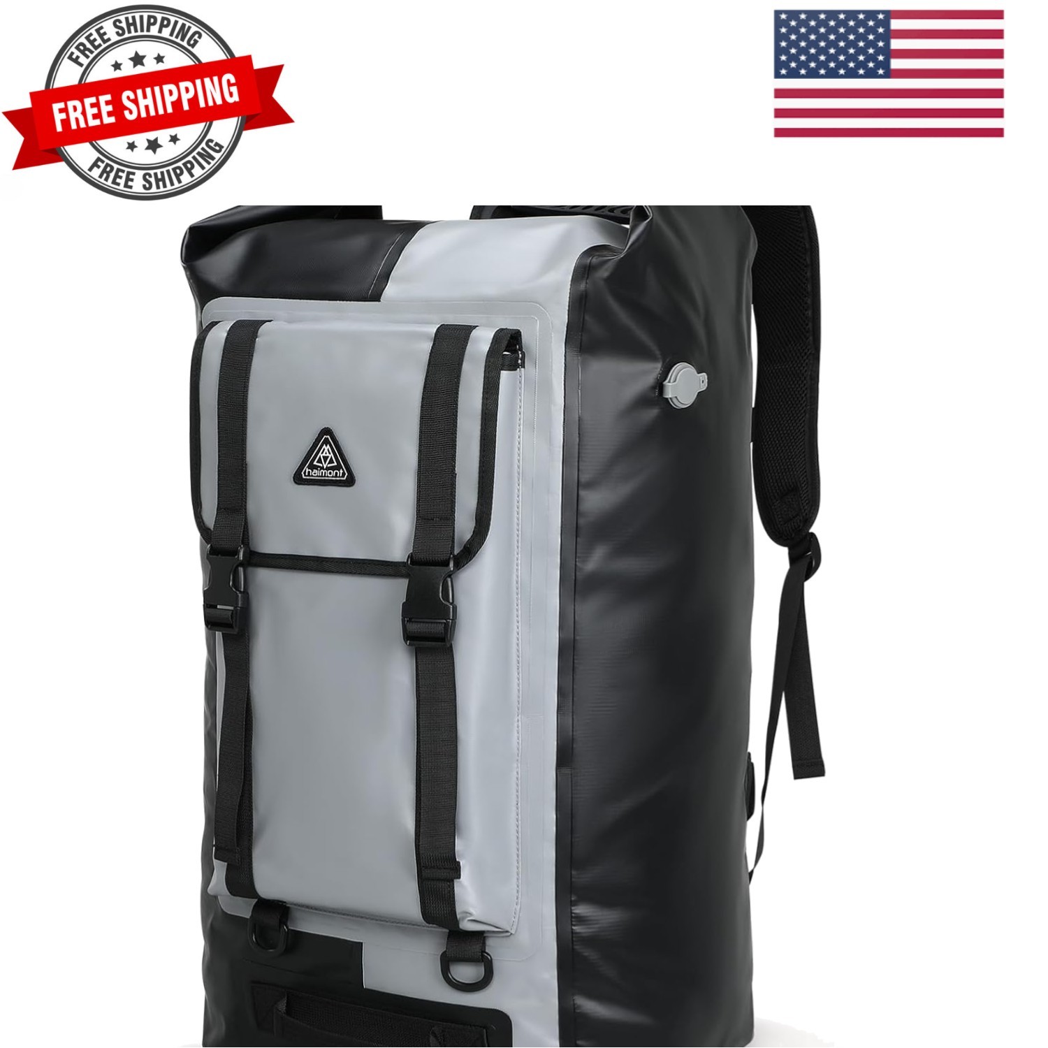 Waterproof Backpack Roll Top Dry Bag Kayak Dry Backpack for Outdoor Dry Pack …