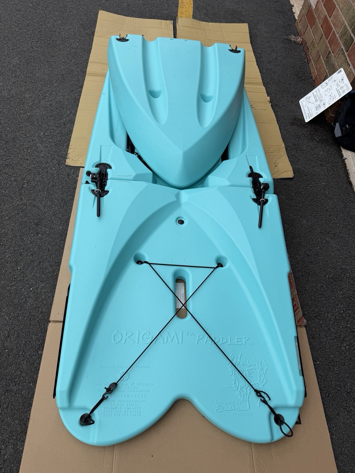 Origami Paddler Hybrid Kayak Stand Up Paddleboard Blue and Seat +CART,-pickup