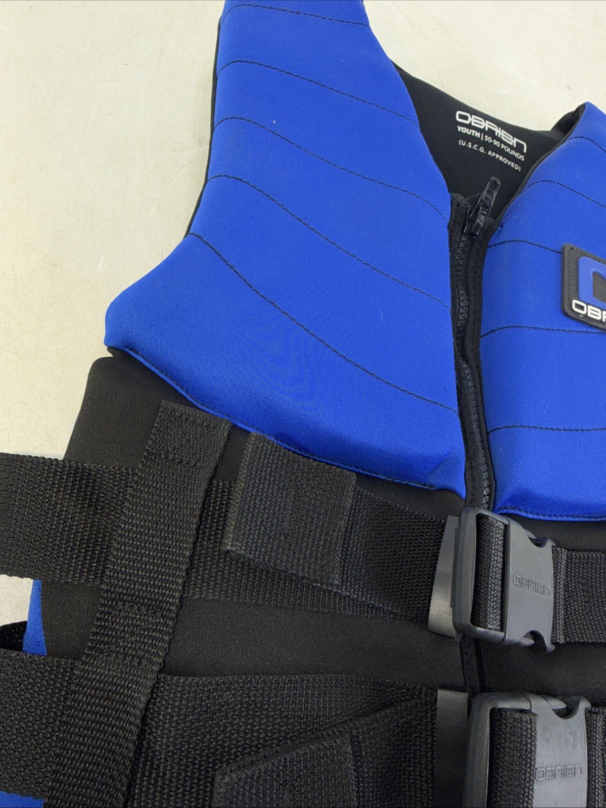 O’Brien Life Vest, Youth 50-90 Pounds Lbs. 3039 Blue And Black