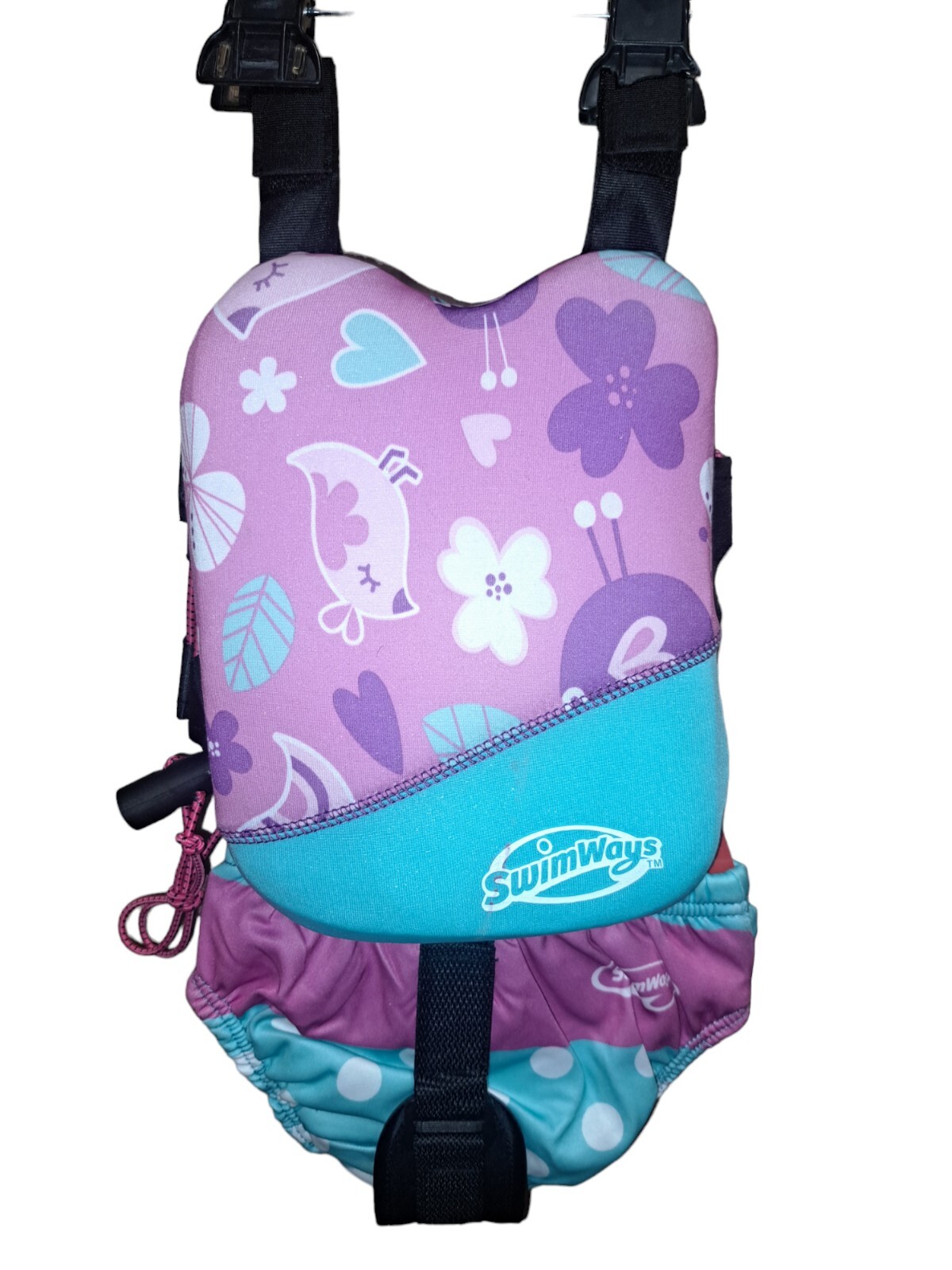 SwimWays Power Swimr Training Swim Diaper – Medium (3-6 Years, 35-55lb) (Flaw)