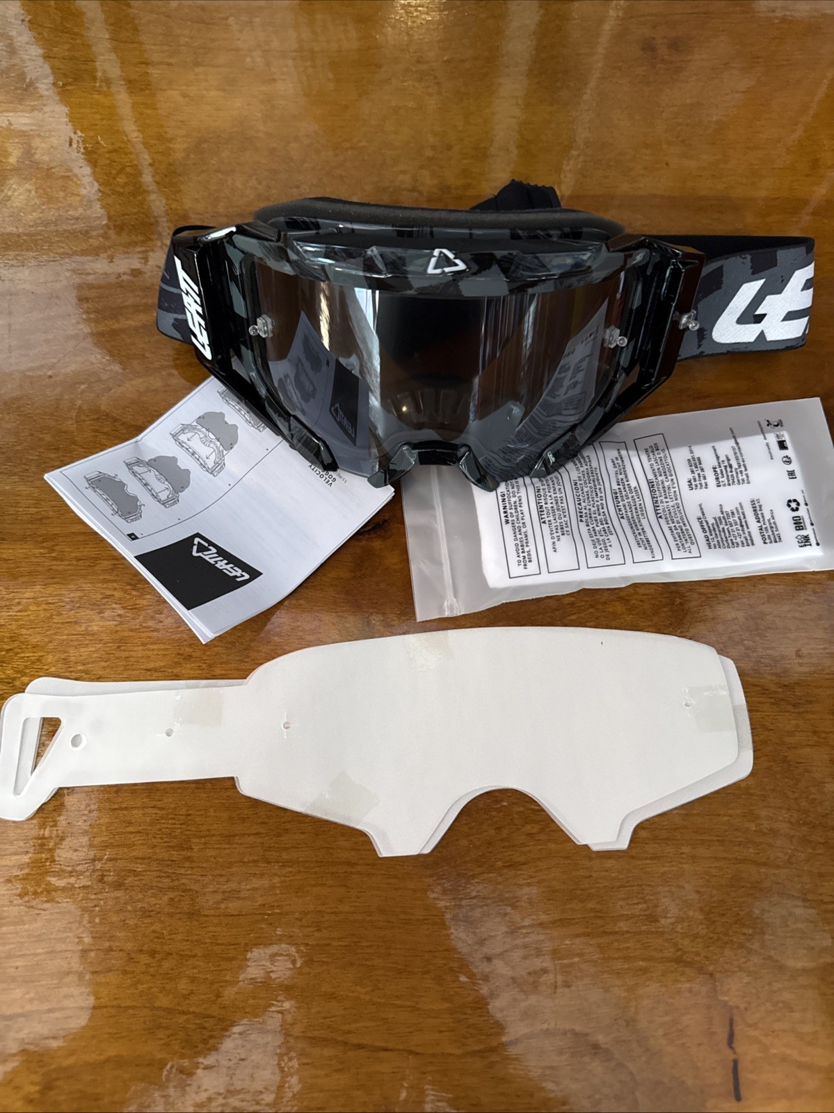 LEATT Velocity Googles, 5.5 IRIZ Brushed Silver 50%