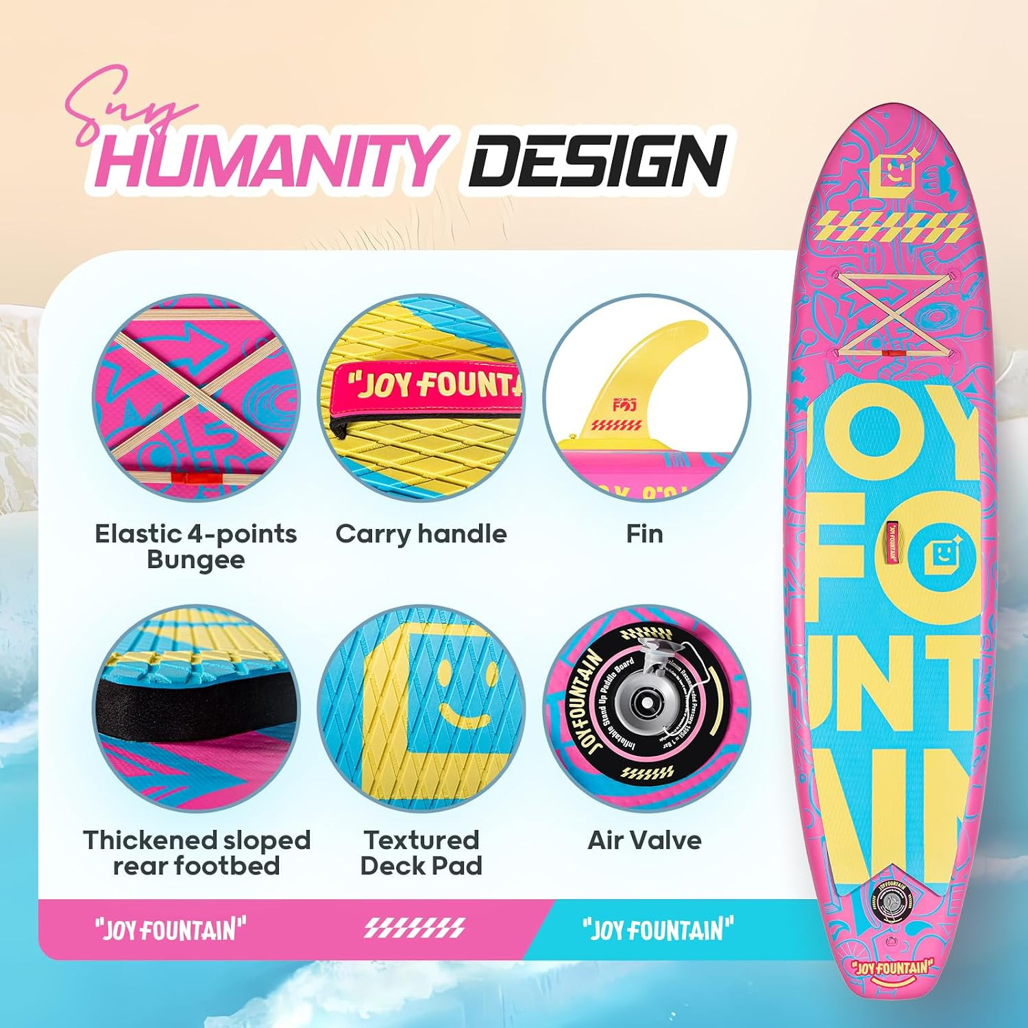 Inflatable Paddle Board,10.8’X31.5″X6″ Stand up Paddle Boards,Premium SUP Board