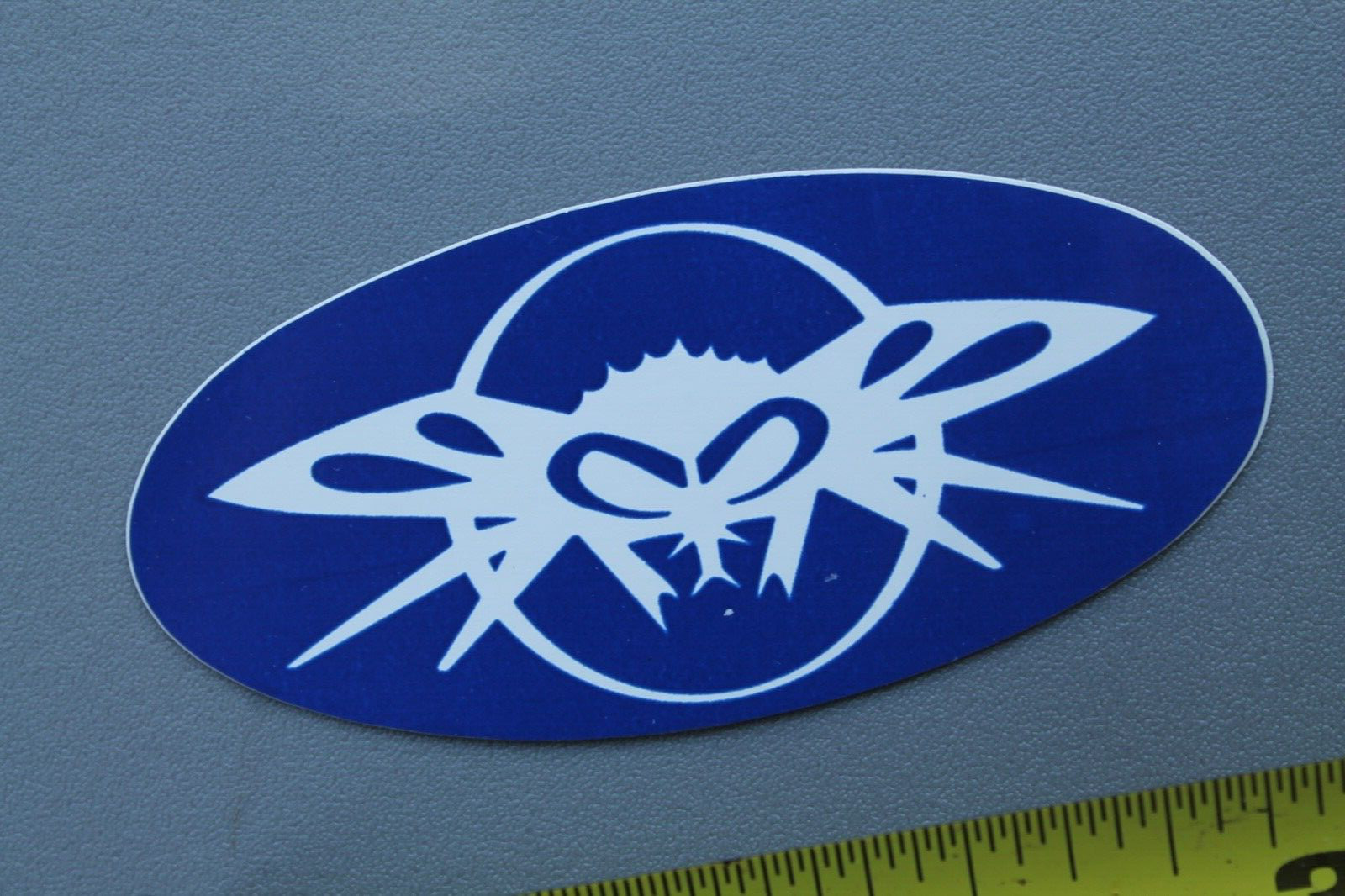 BLACK FLYS Eyewear Blue White Punk Rock BF1 Vintage SUNGLASSES Surfing STICKER