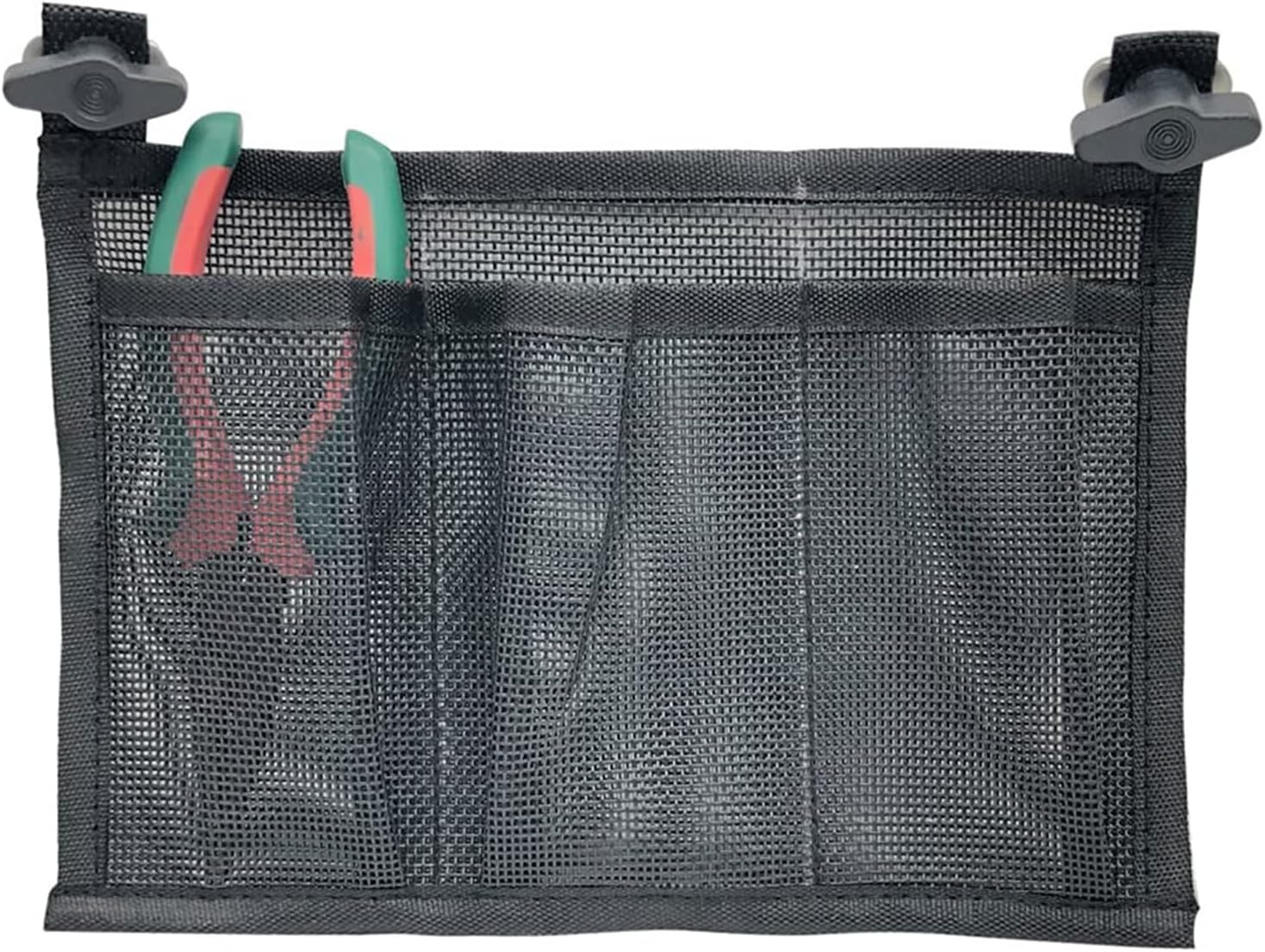 Kayak Canoes Meshes Storage Bag with 3 Pocket Meshes Pouches Boat Tackle Side…