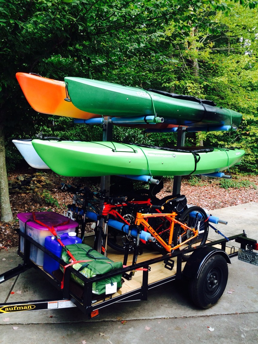 CarriCo Watersports Kayak Carrier Rack Canoes Boats Paddleboard SUP (no Trailer)