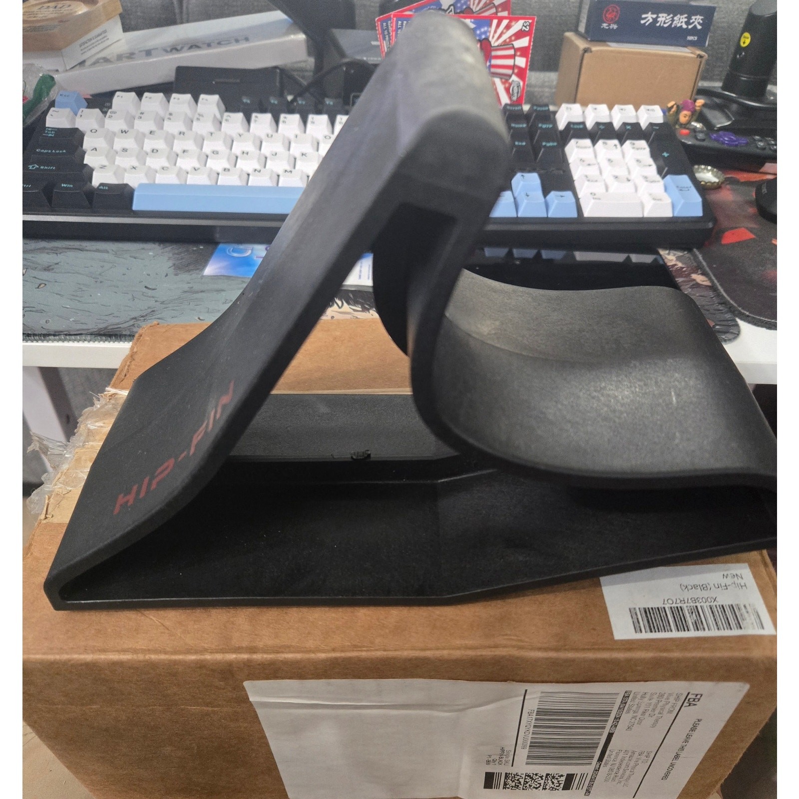 HIP-FIN Swim Training Kickboard Resistance Trainer Black NEW