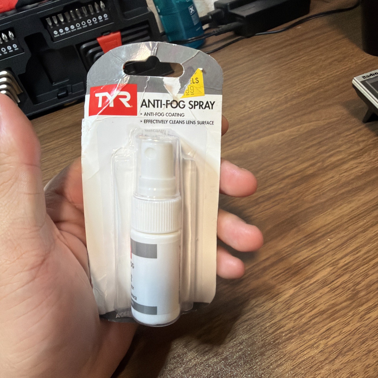 Brand New TYR Anti-Fog Spray (0.5 fl oz bottle) – Factory Sealed