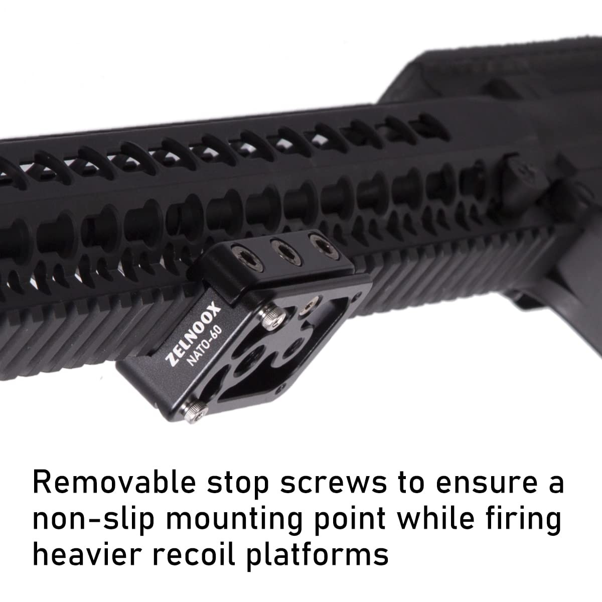 Picatinny Arca Swiss Plate,Picatinny Rail to 2.36 x 1.5 x 0.67 in, Black