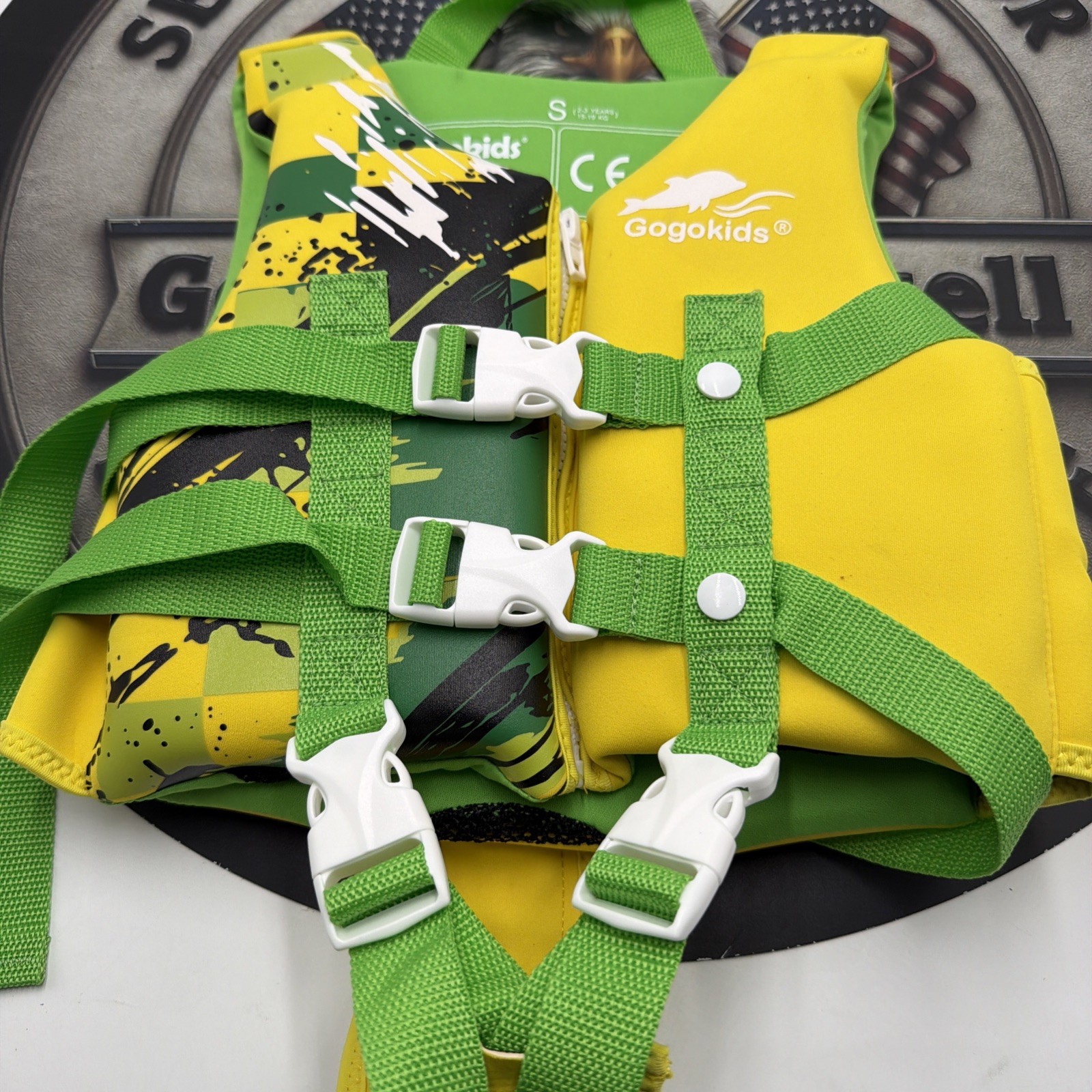 Gogokids Small Toddler Premium Swim Vest for Kid Swimming Jacket 2-3 Years
