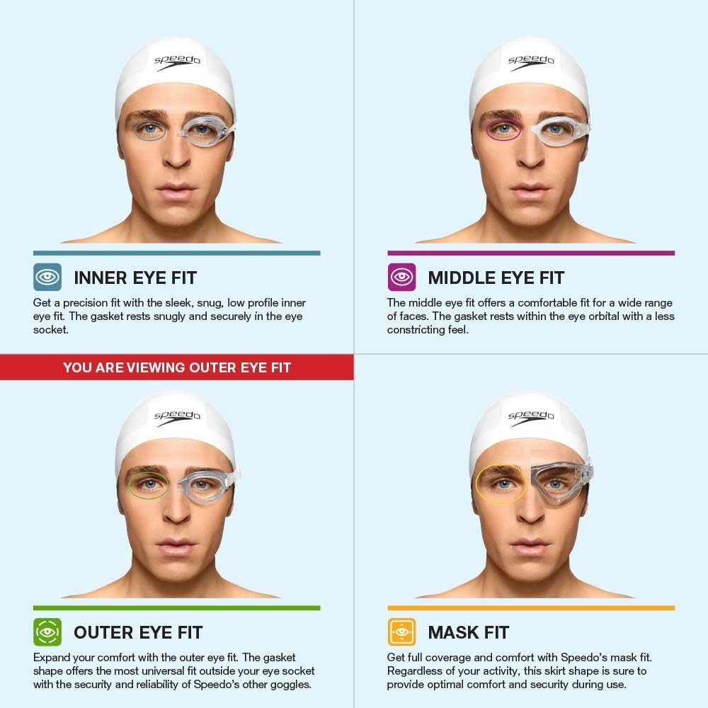 Unisex-Child Swim Goggles Hydrospex Ages 6-14