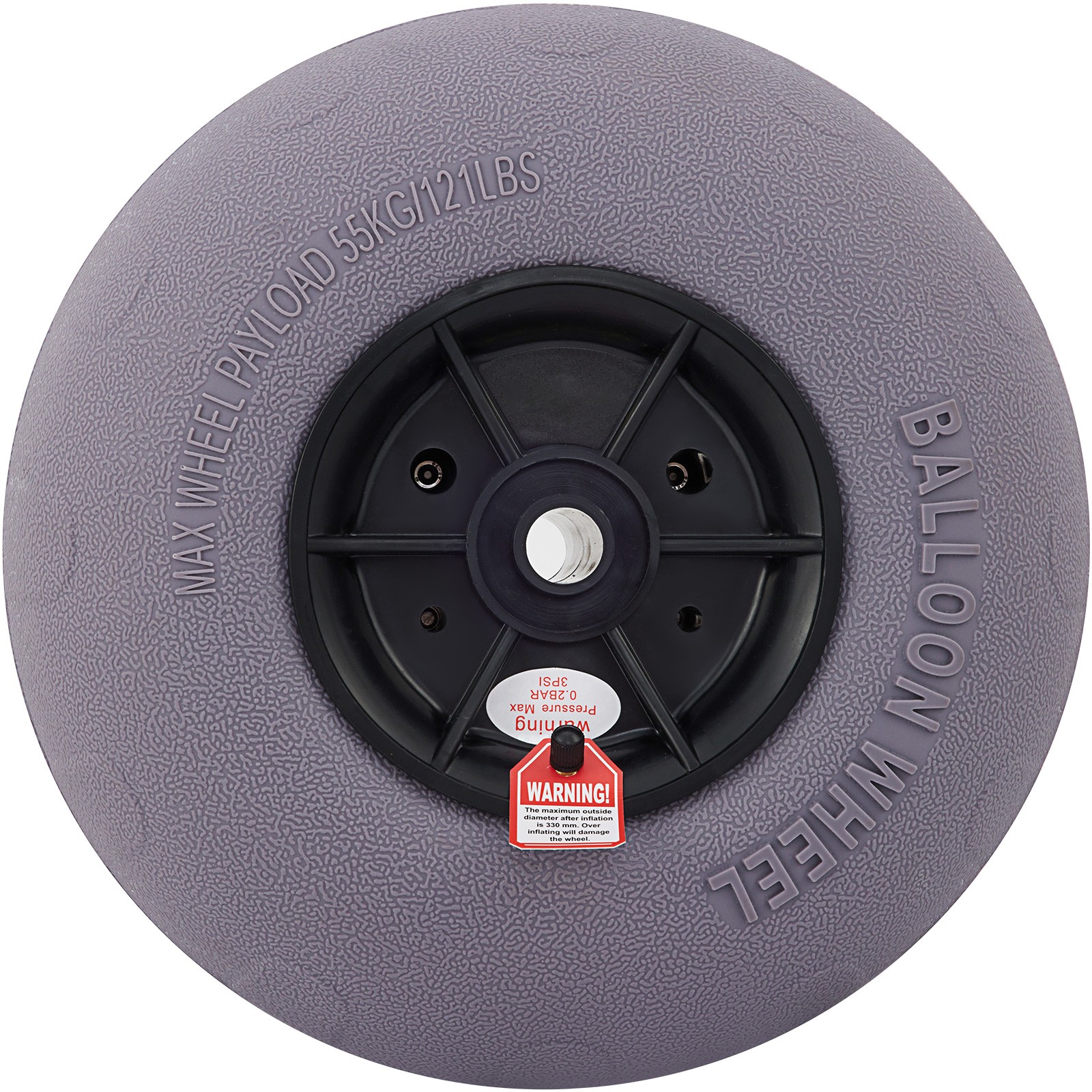 Uimoso Balloon Beach Wheels Replacement Tires 13″ TPU 121 LBS Load Capacity
