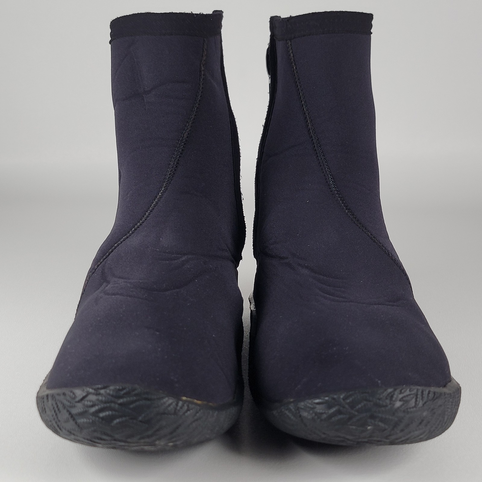 Deep Sea Black Zip Up Scuba Shoes Size 14