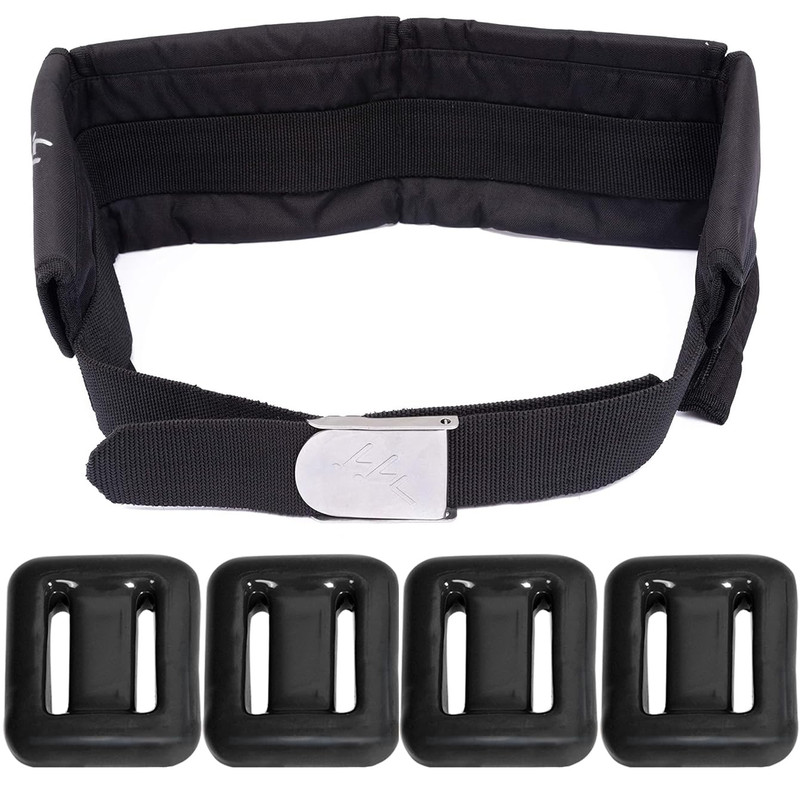 Dekayaker Dive Belt Weights4 Pcs 1.1-4.4 Lbs Dive Weights 4 Pocket Scuba Weight