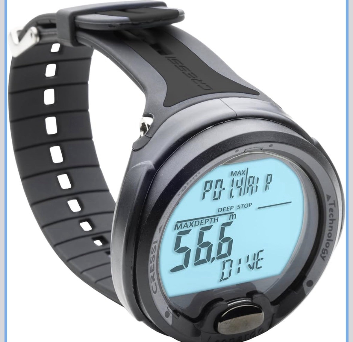 Cressi Leonardo 2.0 Scuba Dive Computer – Black/Black