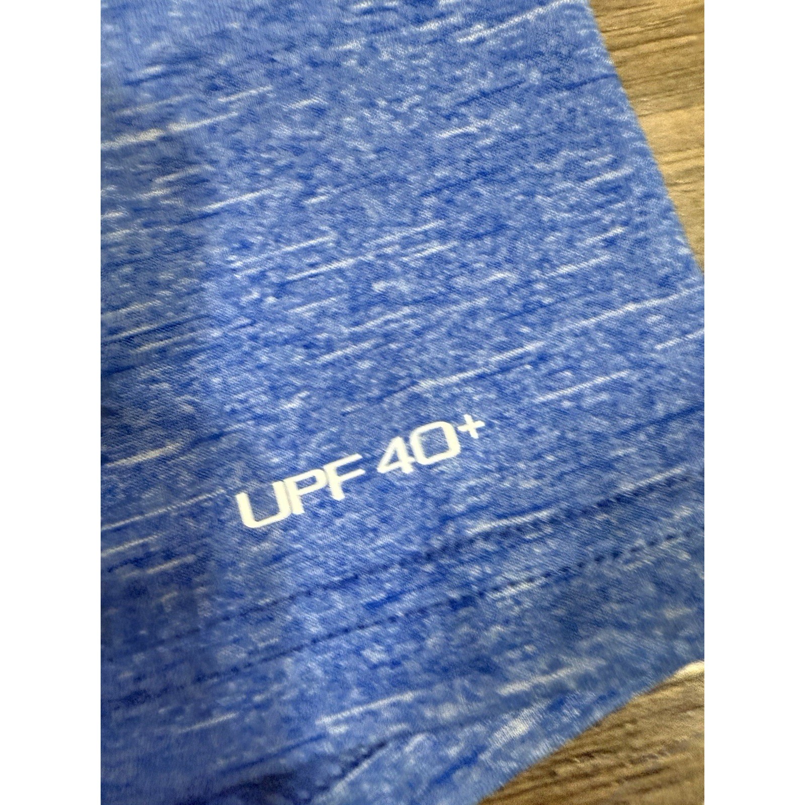 Nike Swim Rash Guard Mens Large Blue Dri-FIT UPF 40+ Short Sleeve NESSA589-494