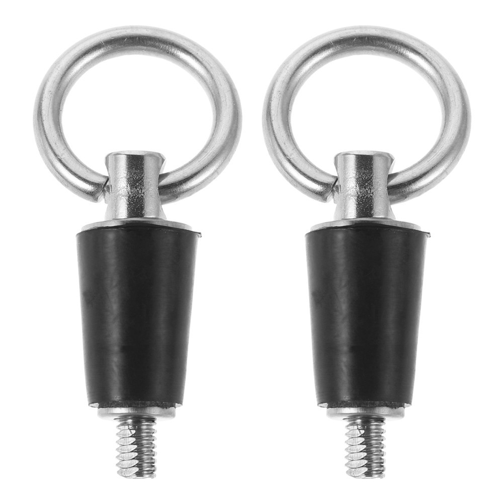 2 Pcs Boat Marine Compression Drain Plugs Stainless Steel Bung