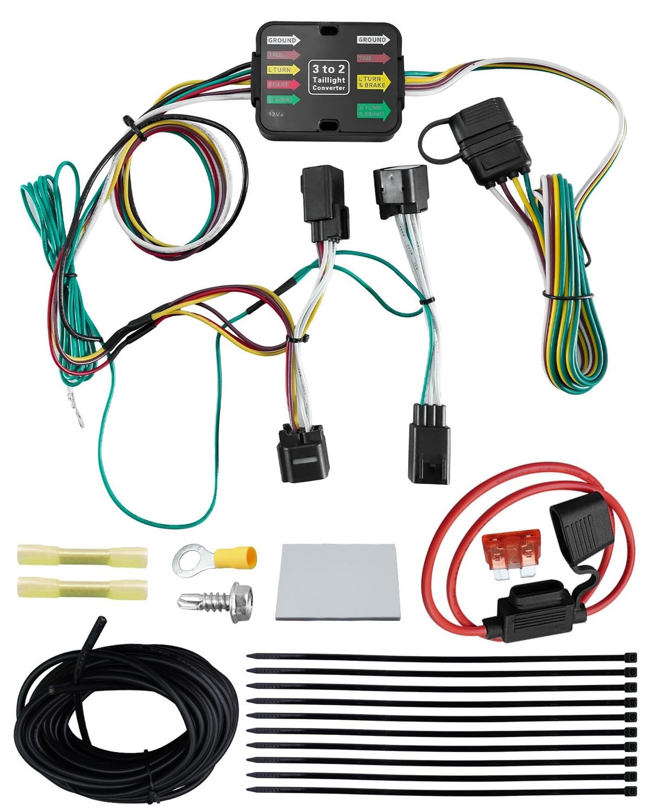 4-Pin Trailer Wiring Harness Fit for Kia Telluride 2023-2025, 4-Way Flat Outp…