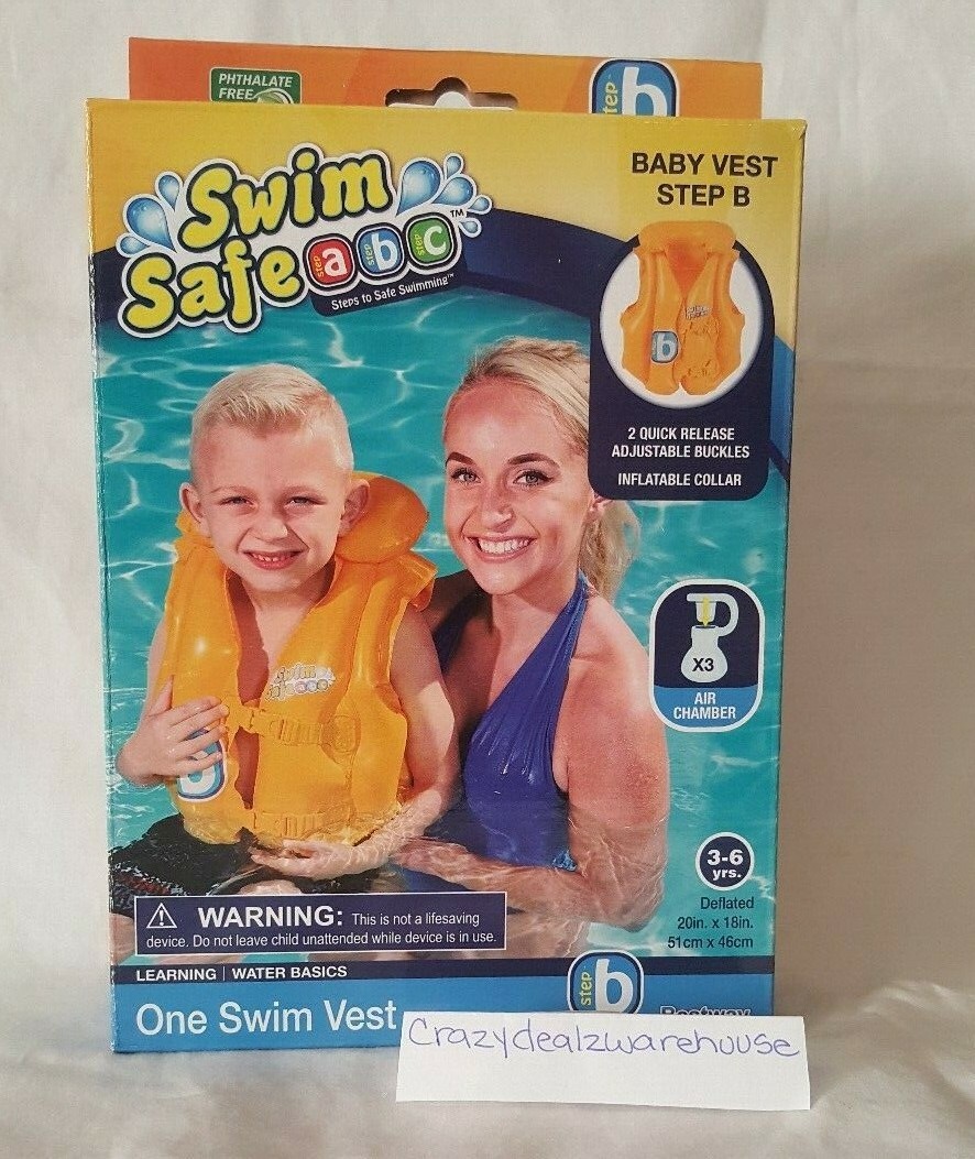 Bestway ~ Swim Safe Baby Toddler Vest Step B Ages 3 years To 6 years ~ New