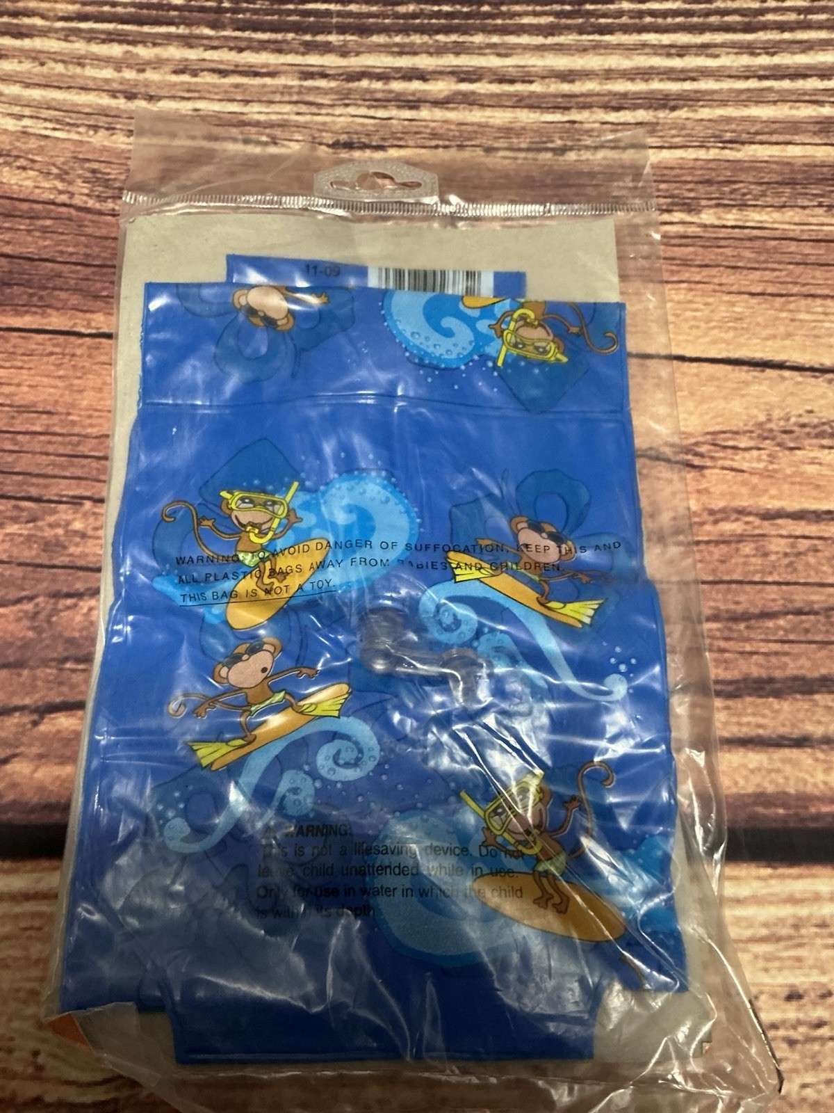 New SunSplash Swimeasy Wings, Training Aid, 3-6 Years, Blue Monkey