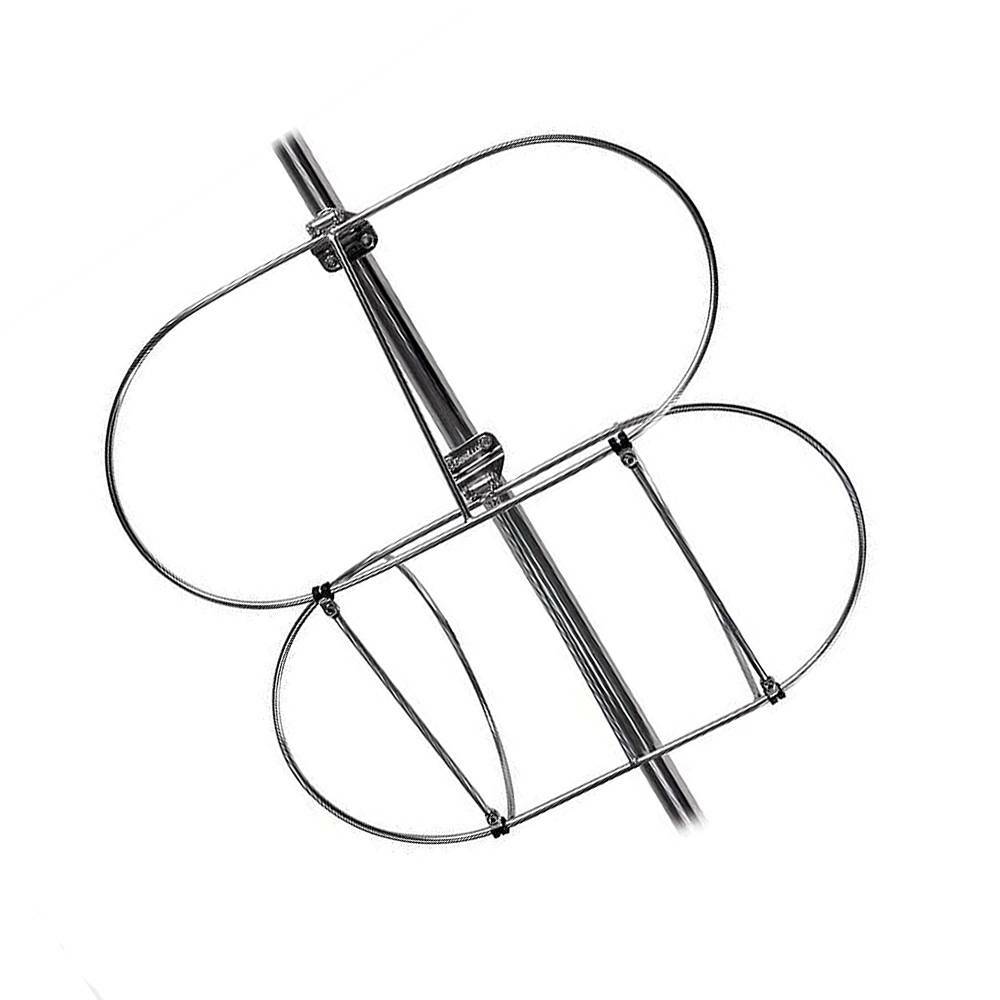 Folding Double Fender Holder Boat Rack Stainless Steel For 11inch Boat Fender US