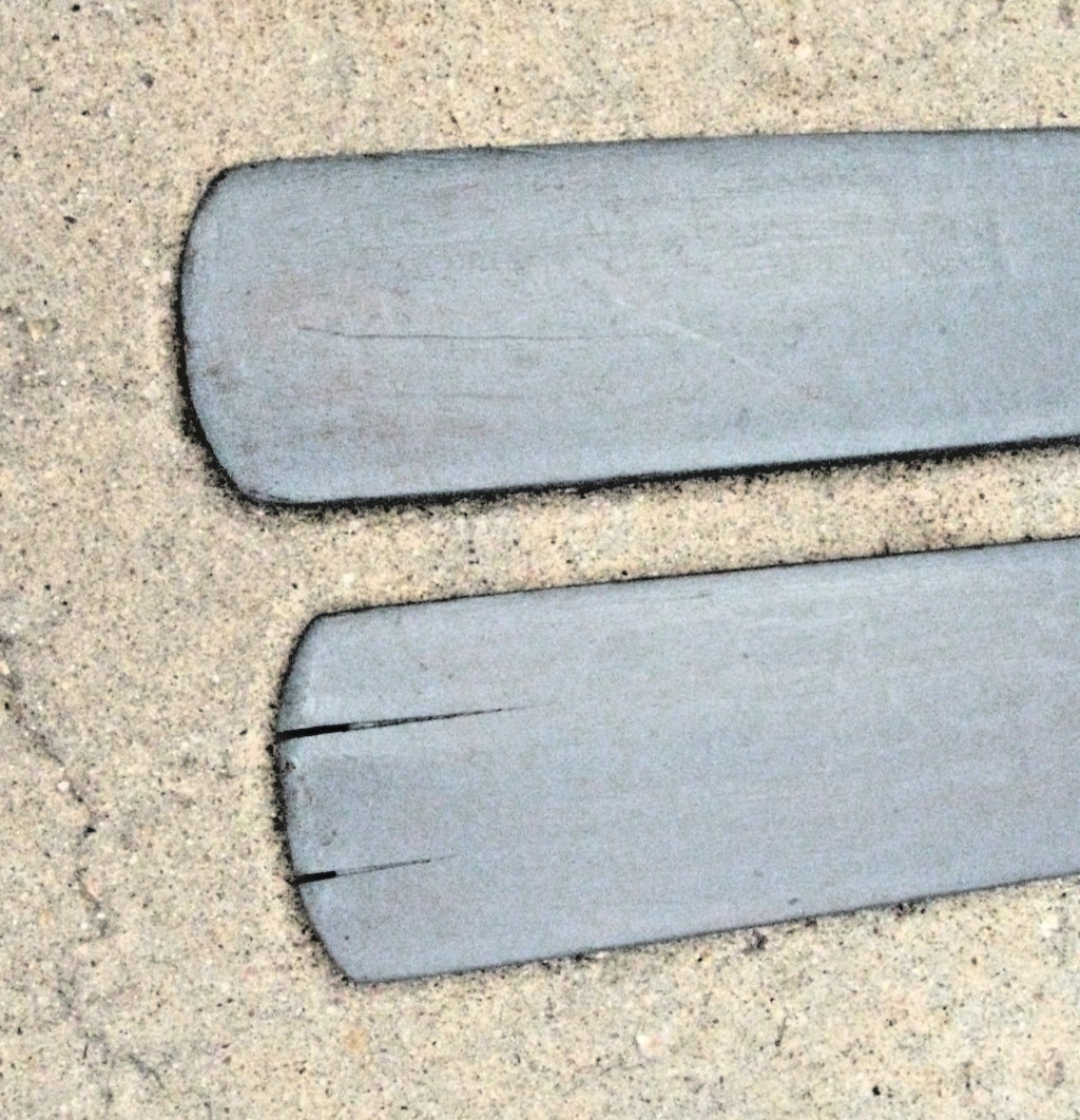 Very Good Used Pair 78″ Sturdy Wood Oars – blades 5″ x 24″ ** rowing row paddle