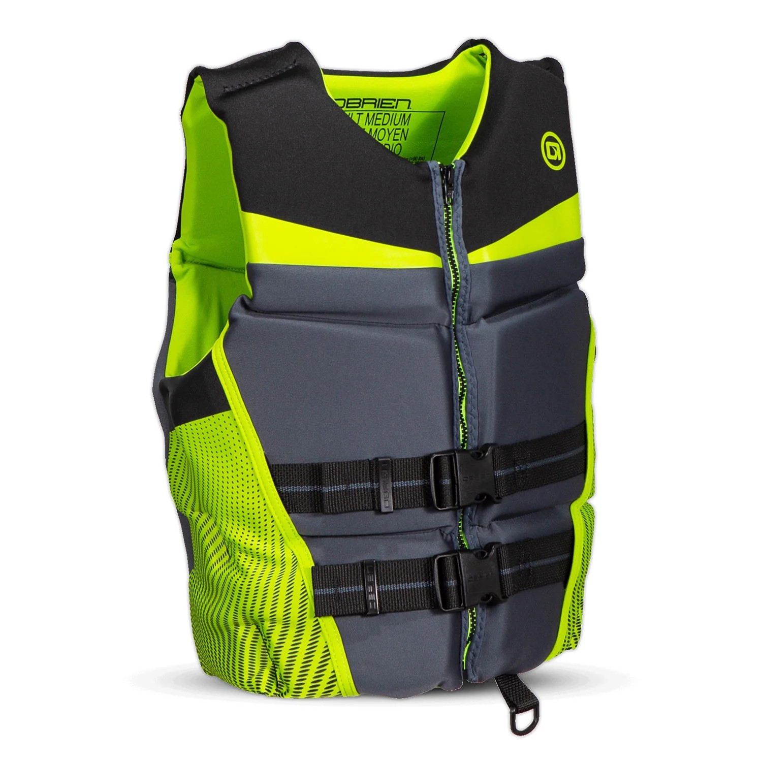 O’Brien Flex V-Back Neoprene Vest – Men’s – 2026 – XX-Large / Black/Green