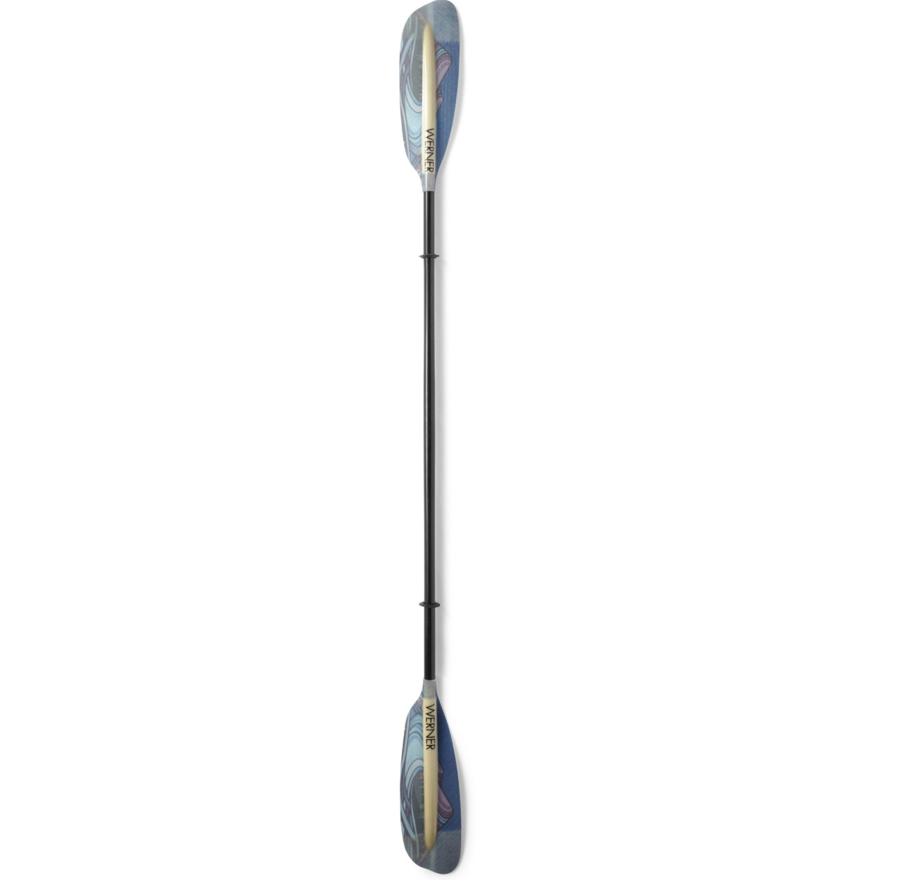 Werner Camano Straight 2 Piece Kayak Paddle New Free Shipping