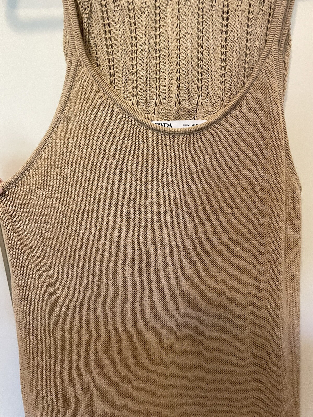 EUC Zara Rustic knitted outfit tank top & pants SZ M $148