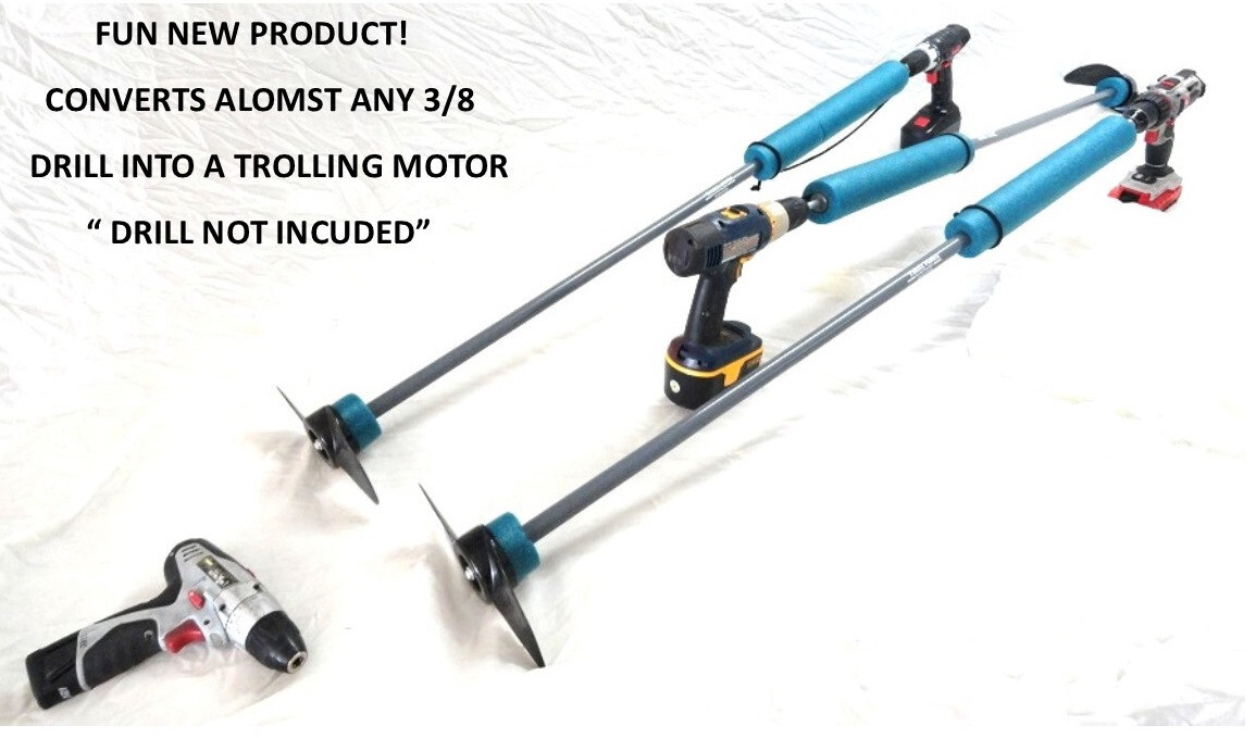 DRILL PADDLE® KAYAK,DINGY,BOAT,CANOE,SAIL,INFLATABLE,TUBE,PONTOON,FISH,REDNECK!