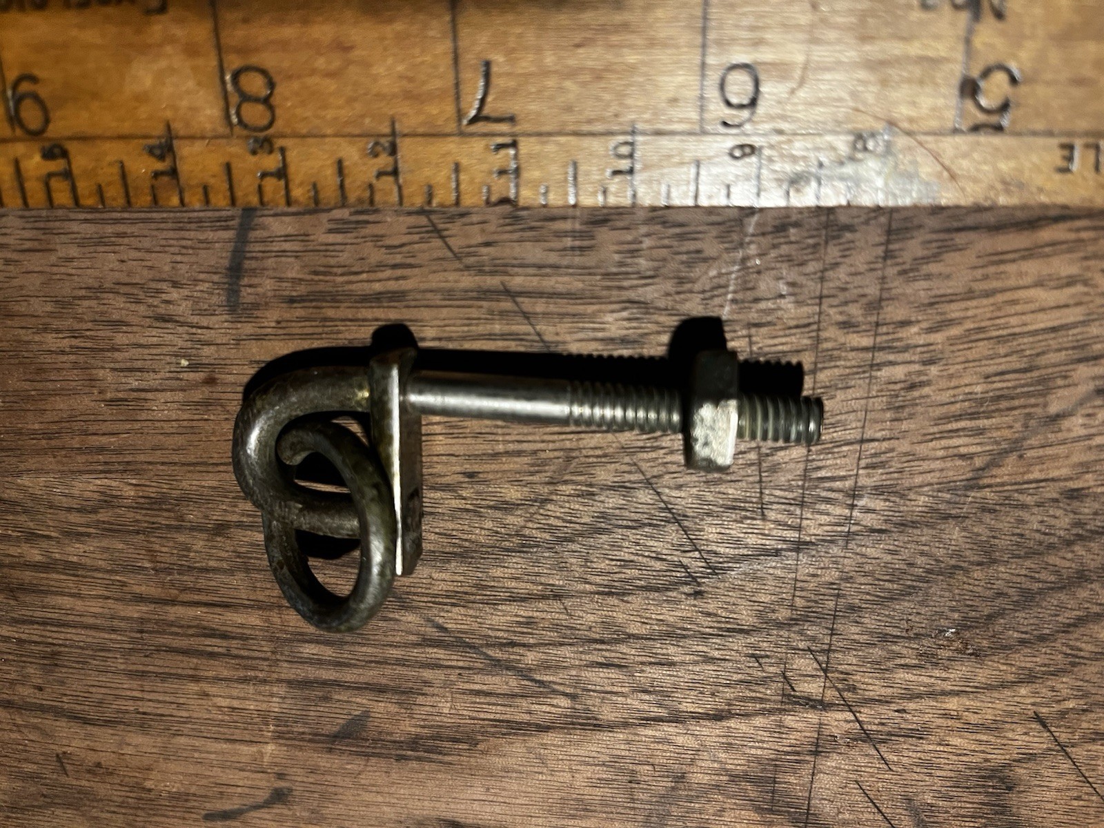 Old Town Canoe genuine, Vintage Painter ring stem deck Hardware
