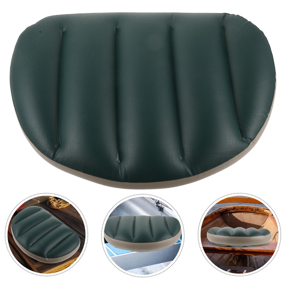 PVC Inflatable Boat Seat Cushion All-Purpose Fit Ergonomic Comfortable Pad