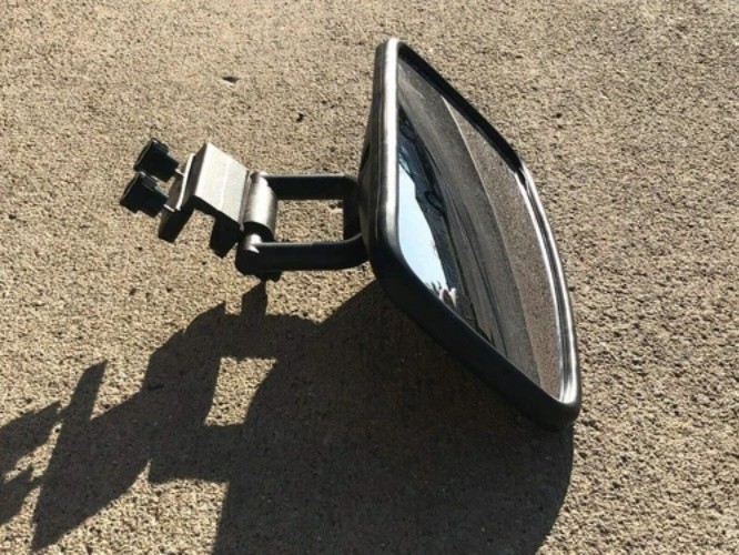 Heavy Duty 7″X14″ Rearview Mirror W/Adj Square Bracket for Boat Skiing Wakeboard