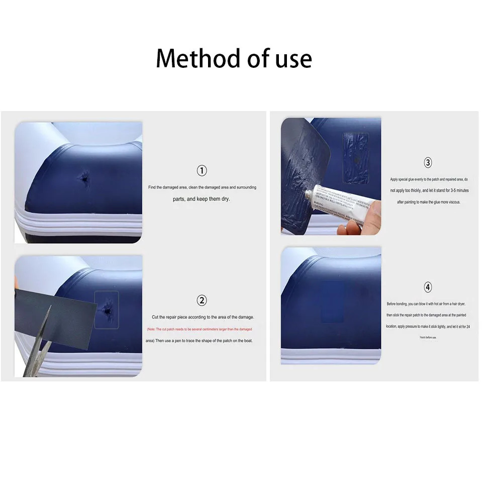 1 Roll 100x5cm Inflatable Boat PVC Patch PVC Repair Patch Kit For Kayak