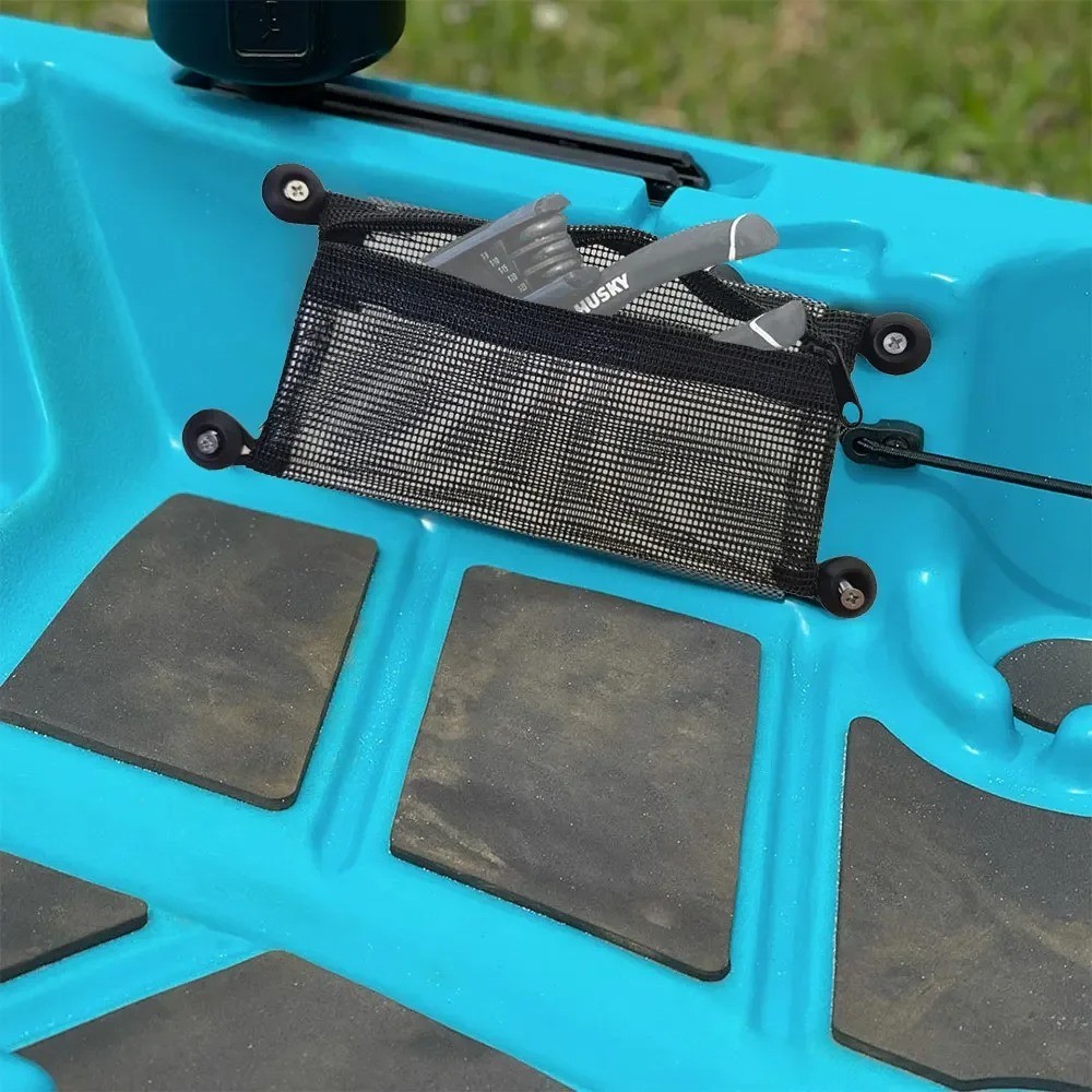 Kayak Mesh Storage Bag Boat Organizer Tackle Holder Side Pouch Fishing Bag