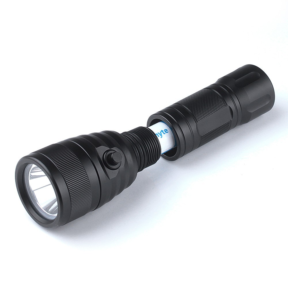 Orca Torch D500 Aluminum LED Dive light with Rechargeable Battery & Charger