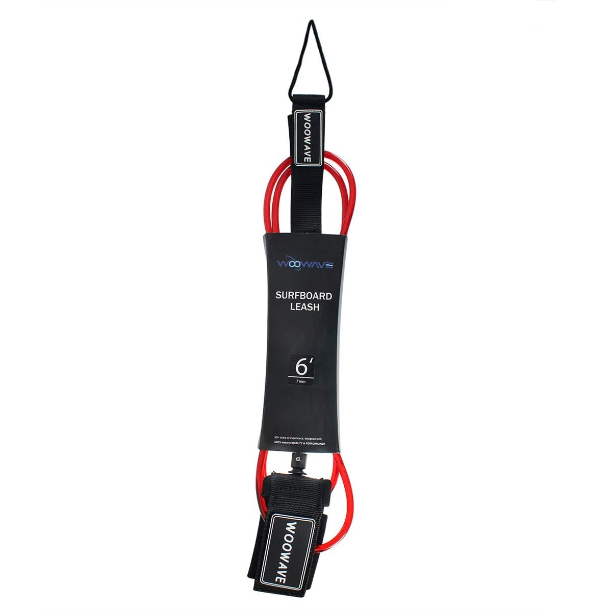 WOOWAVE Surfboard Leash Premium Surf Leash SUP Leg Rope Straight 6/7/8/9 feet…