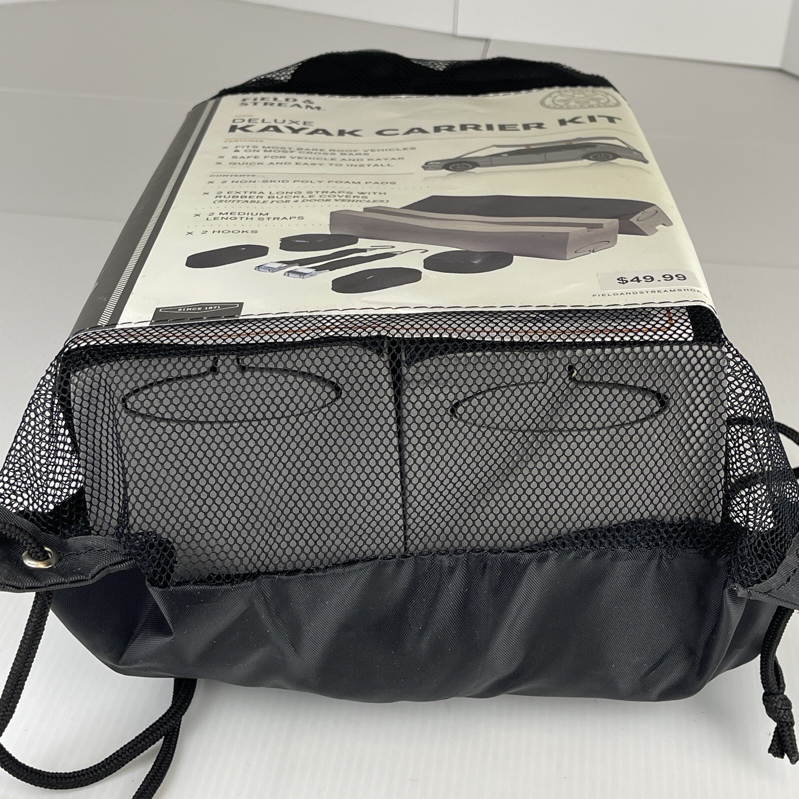 DELUXE KAYAK CARRIER KIT – Quick Install Fits Most Vehicles – FIELD & STREAM !!!
