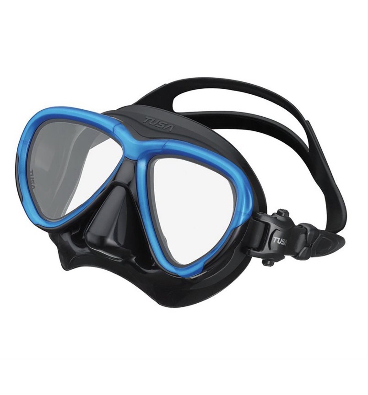 Tusa M-2004 Intega Dive Mask QB-FB Black-Fishtail Blue BRAND NEW Scuba Dive Mask