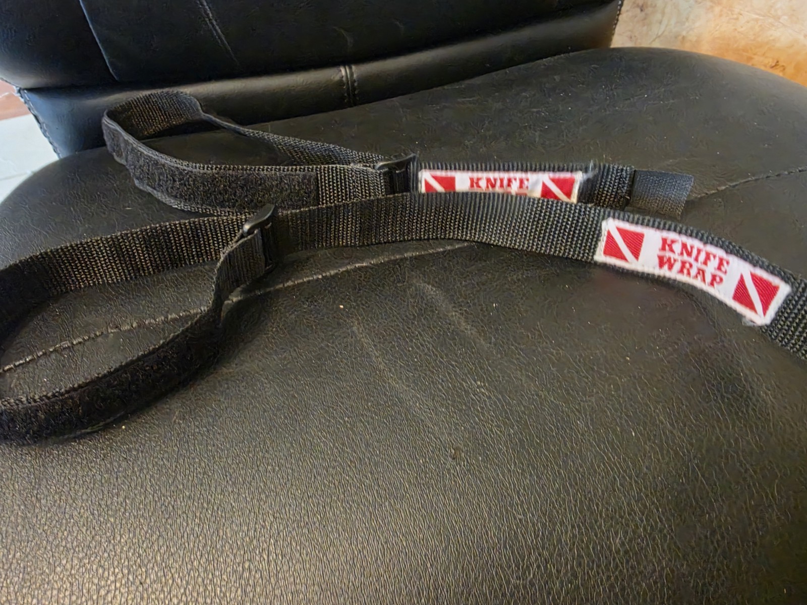2- Innovative Scuba Hook and Loop Knife Strap 25 inch