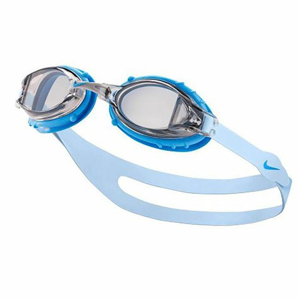 SALE! New Nike Chrome Youth 8-14 Swimming Goggles Training Anti-Fog S231
