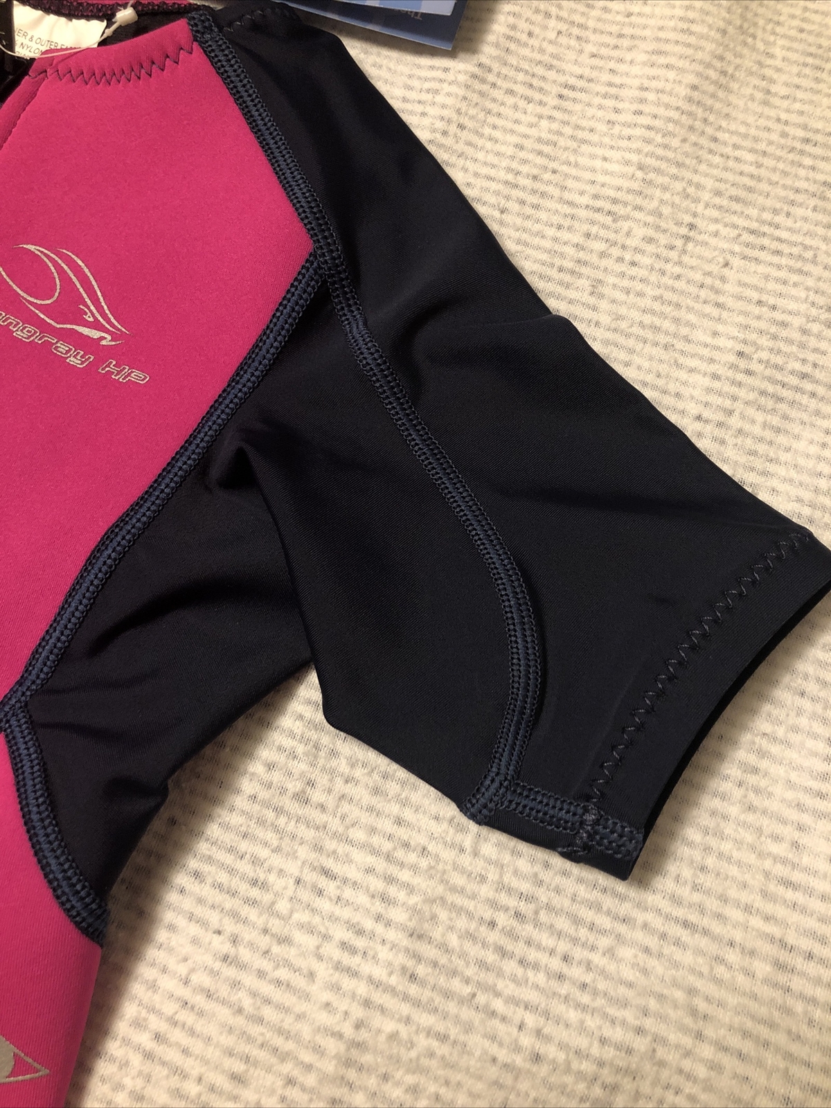 NEW! Aqua Sphere Youth Sz 6 Stingray Core Warmer Short Sleeve 2MM Wetsuit
