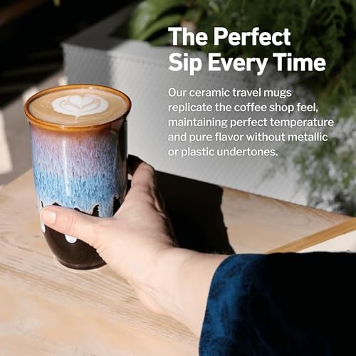 Coffee Tumbler – Travel Mug – On the Go Coffee Mug – 16 Ounces Monsoon