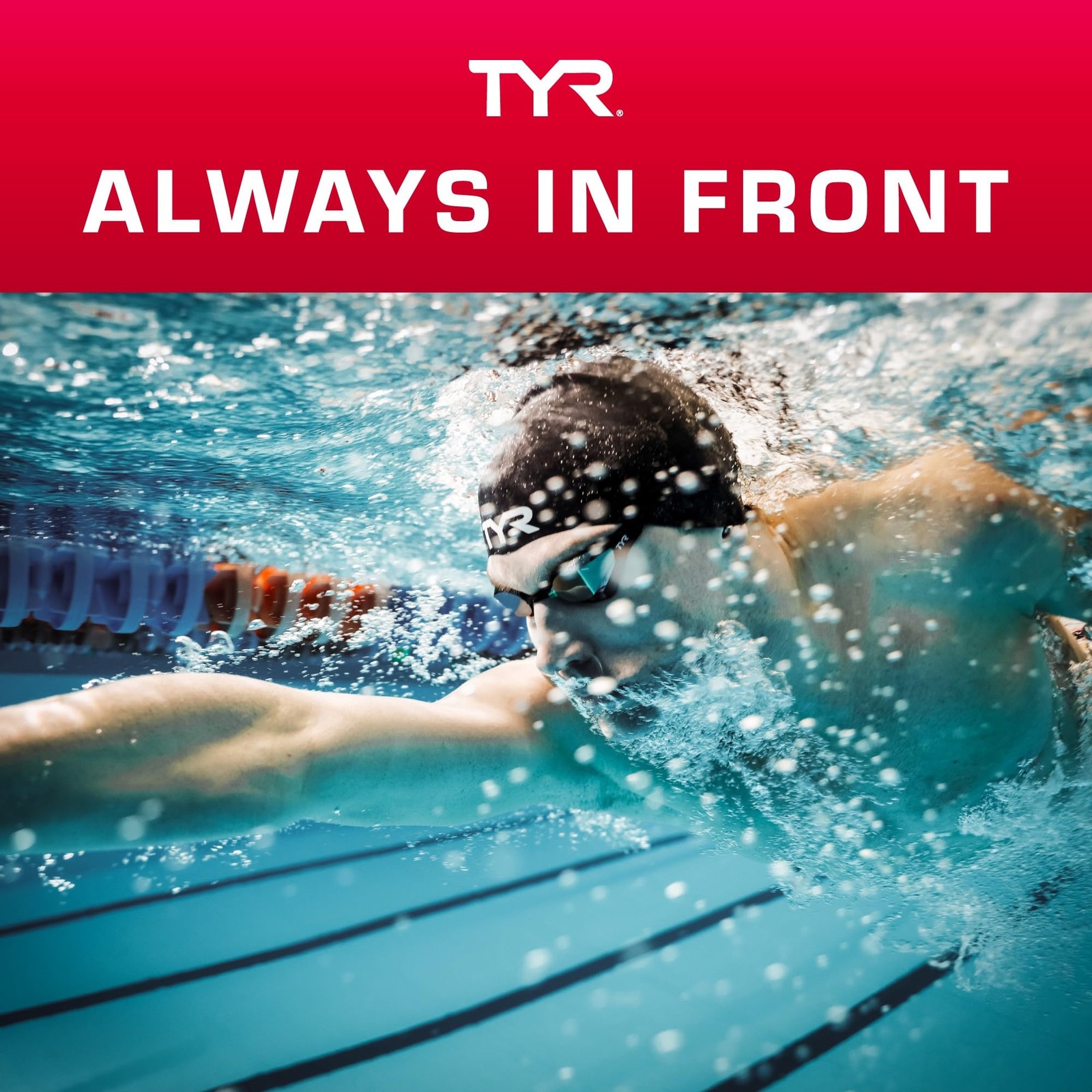 TYR Blackhawk Racing Swim Goggles – Adult Swimming One Size, Black