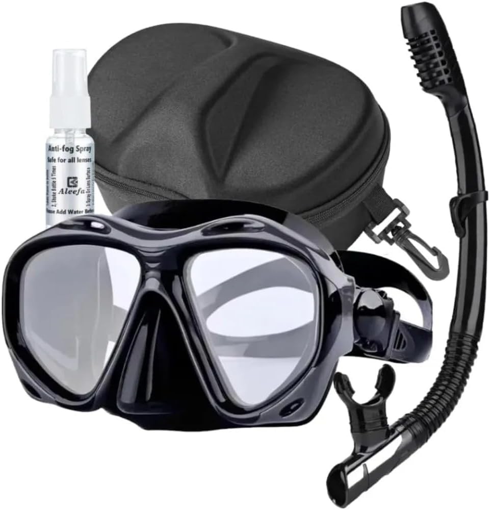 Hyperopia Diving Mask, +2.0 to +5.0 Farsighted Presbyopia Snorkel Mask, Tempe…