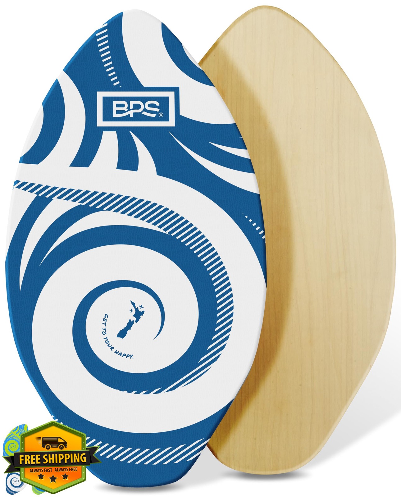 BPS Skimboard 35 Inch Dark Blue White